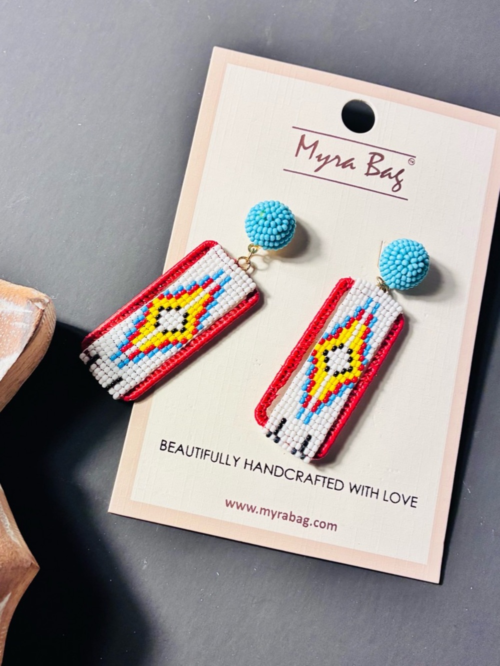 BEADFLAMES EARRING by Myra